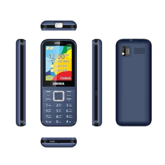 Téléphone Portable UNIWA E1802 - Bleu