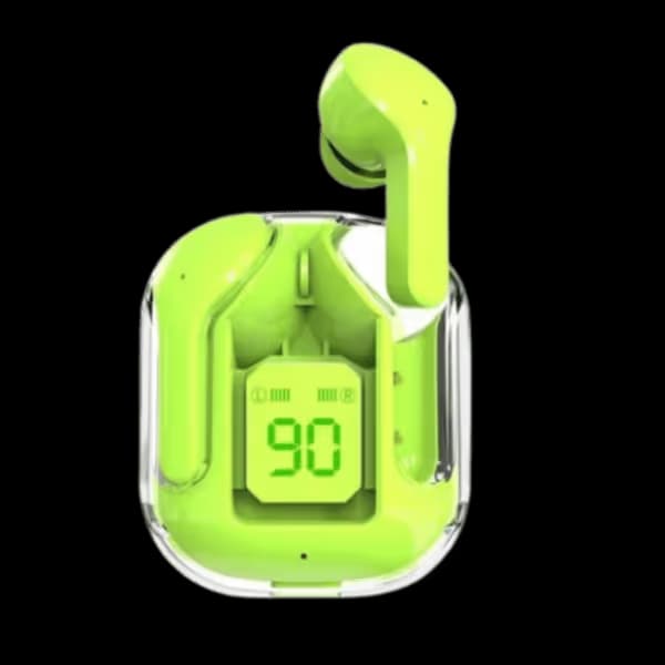 Écouteurs Bluetooth AIR 31 avec Afficheur LED - Vert