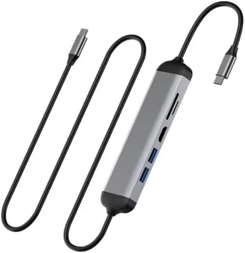 WIWU ALPHA 5 IN 1 USB-C HUB A521H - GRAY