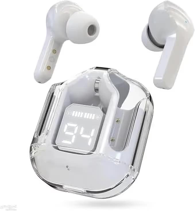 Écouteurs Bluetooth AIR 31 avec Afficheur LED- Blanc