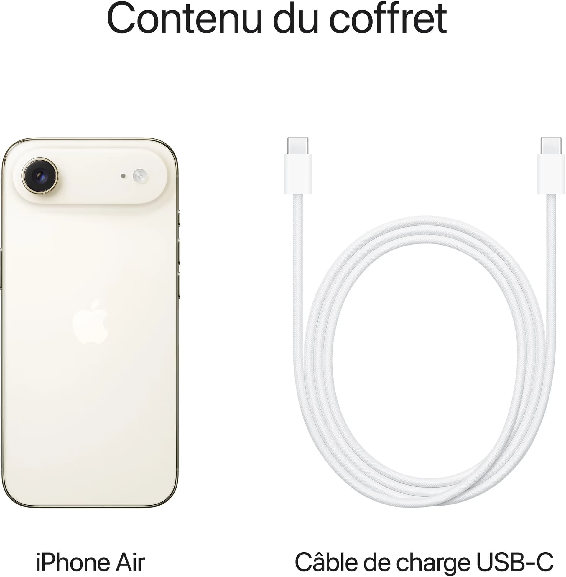 Apple iPhone Air 512Go - Or Clair  8