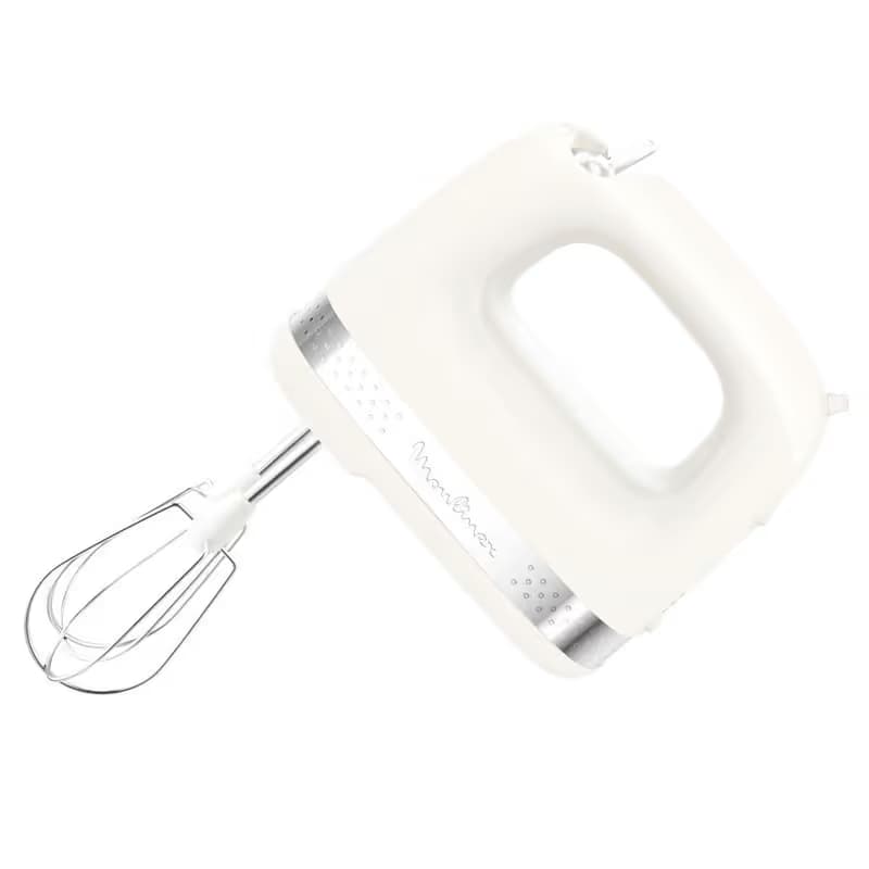 Batteur Moulinex 2 Vitesse HM211A11  200 W Ivoire Soleil - Blanc 