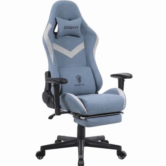 Chaise Gaming DOWINX LS-6668 4D Avec Accoudoirs - Bleu