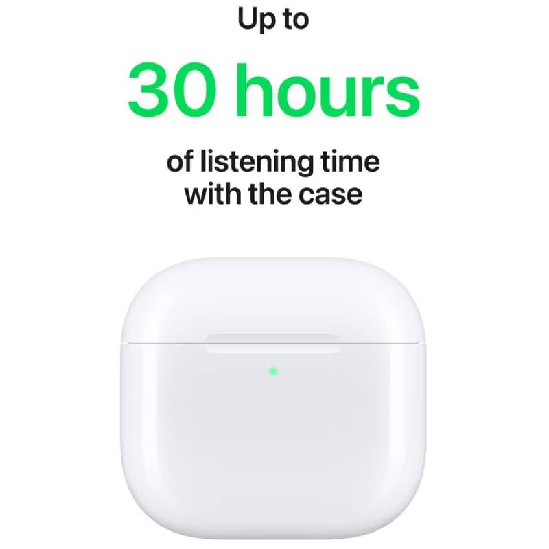 Apple - AirPods 4 (MXP63LL/A) - Blanc  9