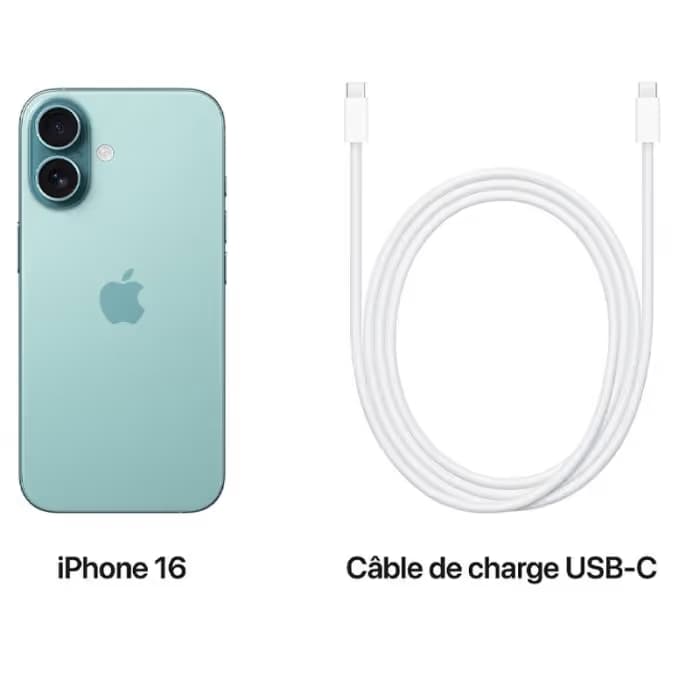 APPLE iPhone 16 256Go - Teal 7