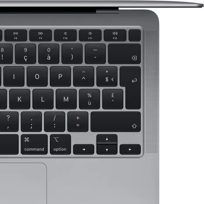 Apple - 13,3" MacBook Air (2020) - Puce Apple M1 - RAM 8Go - Stockage 256Go - Gris Sidéral - AZERTY 4