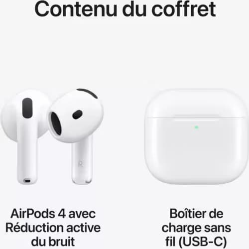 Apple AirPods 4 ANC - Blanc 3