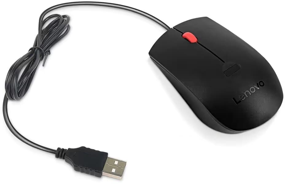 Souris Lenovo Biométrique à Empreintes Digitales - Noir
