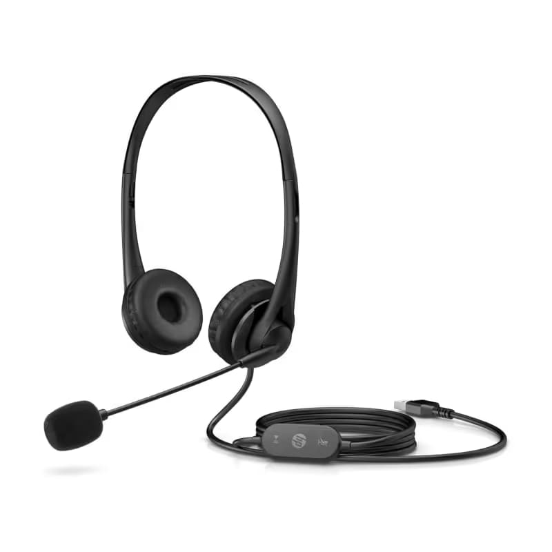 Micro Casque Stéréo HP USB G2 - Noir 3