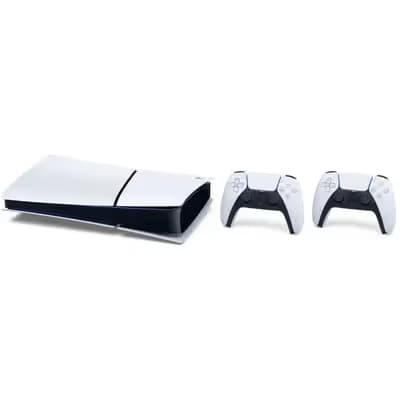 Pack PS5 Standard : Console PS5 (Modèle Slim) + 2ème Manette sans fil PS5 Dual Sense Blanche 5