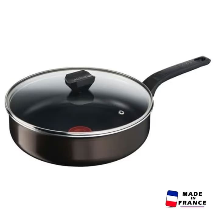 Sauteuse TEFAL Cook & Clean 26 cm + Couvercle 2
