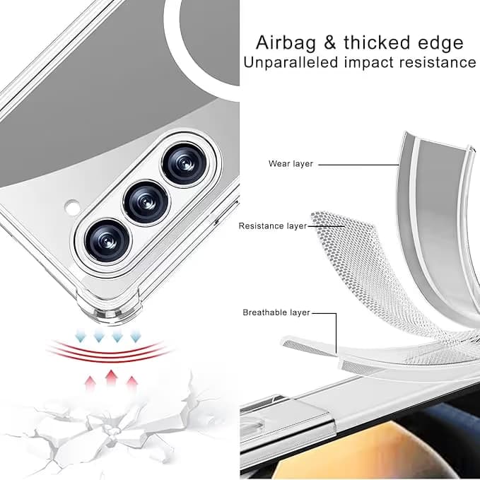 Coque en Silicone MagSafe pour SAMSUNG Galaxy Z Fold6 5