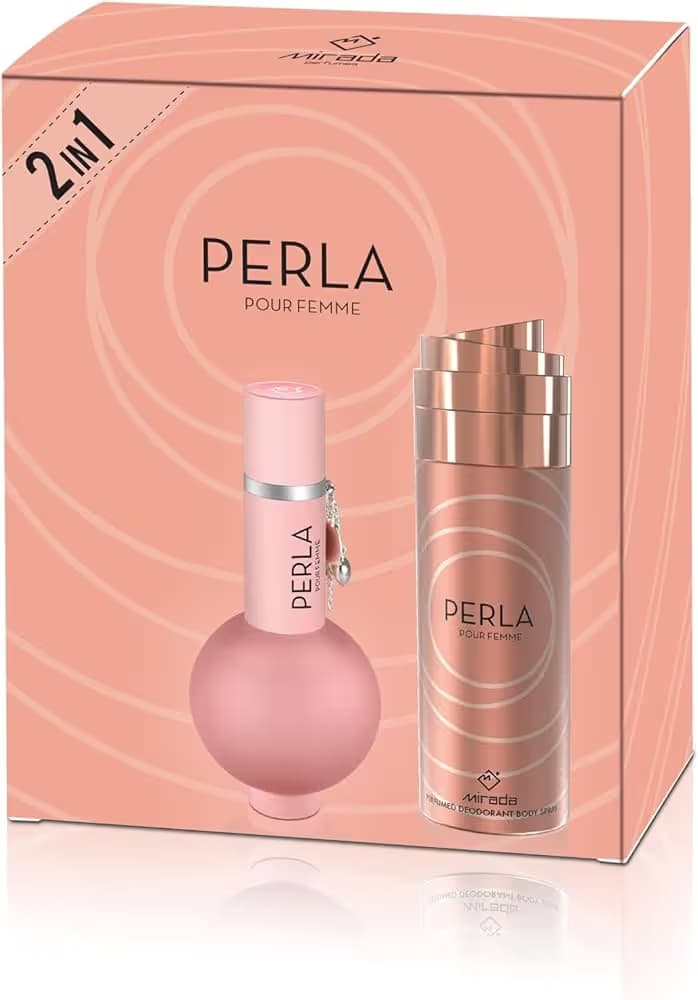 Coffret Perla de Mirada Eau De Parfum pour Femme 100ML & Déodorant Spray 200ML